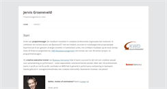 Desktop Screenshot of jervisgroeneveld.com