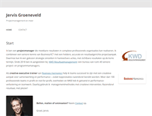 Tablet Screenshot of jervisgroeneveld.com
